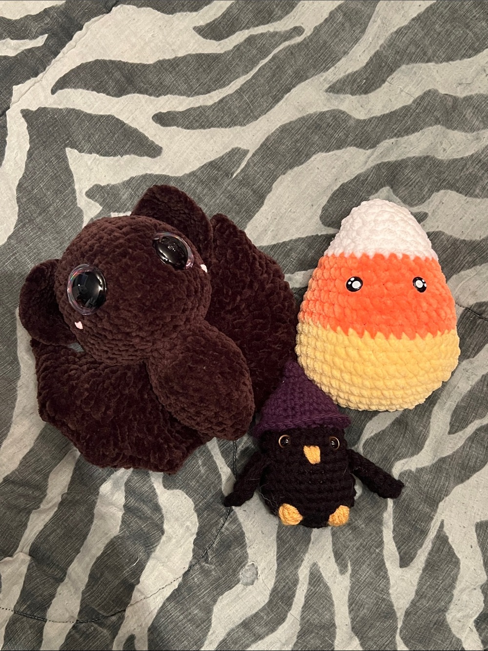 Lot of Halloween Crochet Items